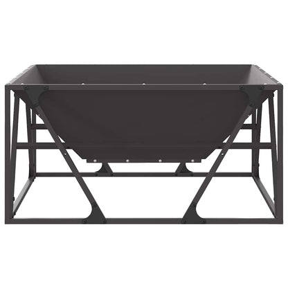 Focolare Nero 80 x 80 x 40 cm Acciaio