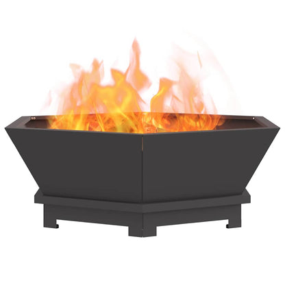 Focolare Nero 75 x 75 x 28 cm Acciaio