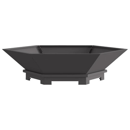 Focolare Nero 100 x 100 x 28 cm Acciaio