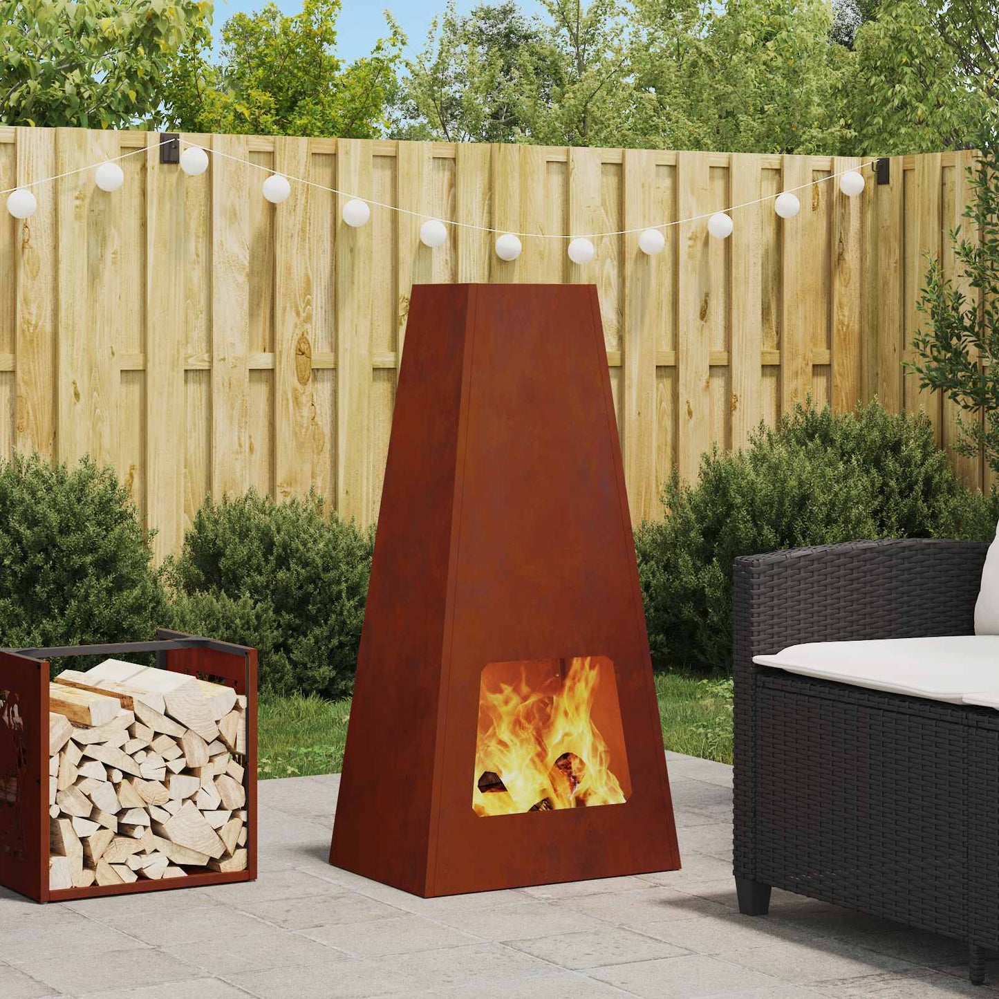 Focolare Marrone 50 x 35 x 100 cm