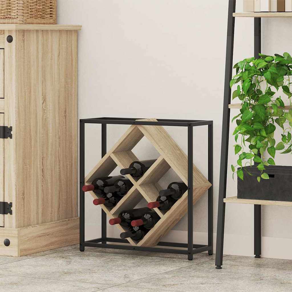 Portabottiglie Rovere Sonoma 51 x 18 x 52,5 cm