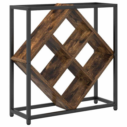 Portabottiglie Rovere fumÃ© 51 x 18 x 52,5 cm Legno multistrato