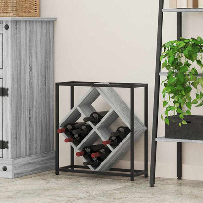 Portabottiglie Grigio Sonoma 51 x 18 x 52,5 cm