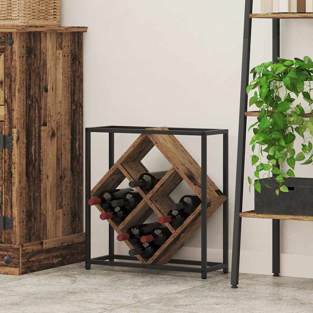 Portabottiglie Legno vecchio 51 x 18 x 52,5 cm