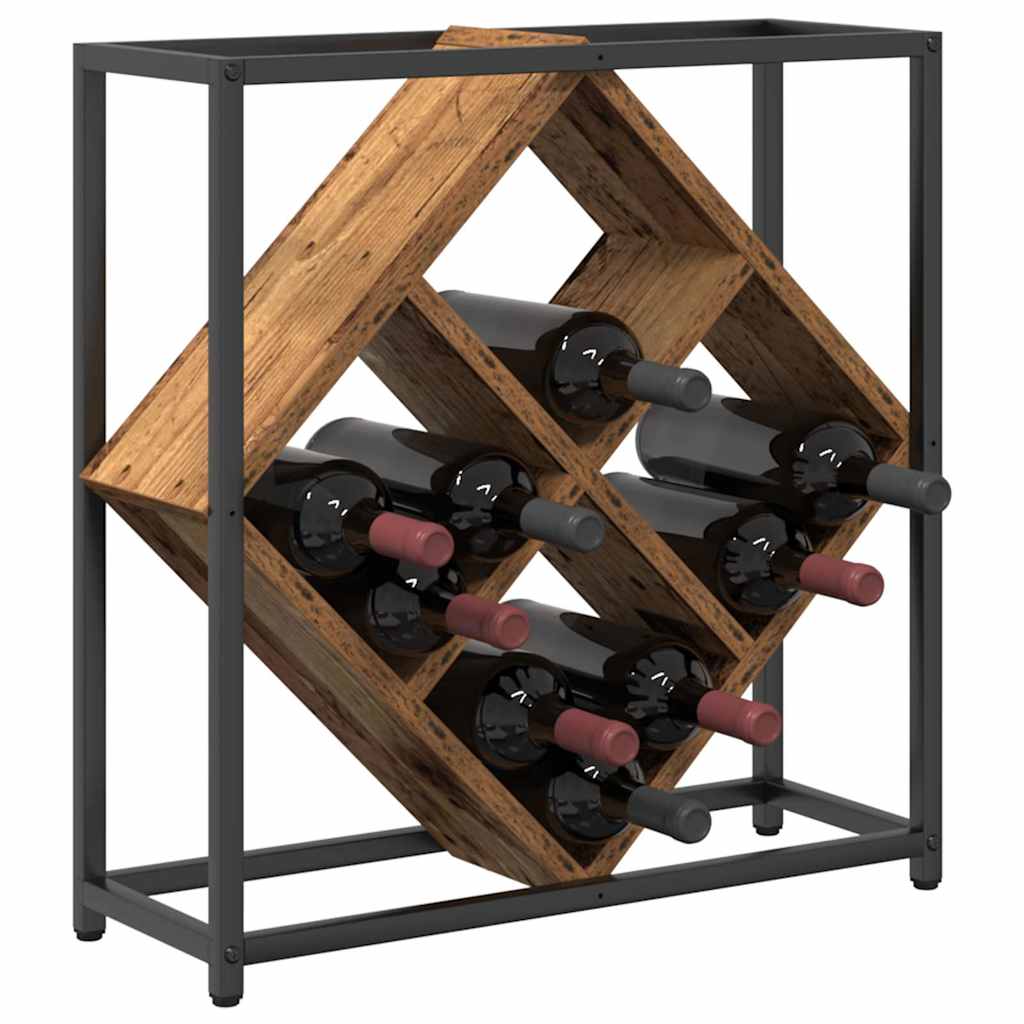 Portabottiglie Legno vecchio 51 x 18 x 52,5 cm
