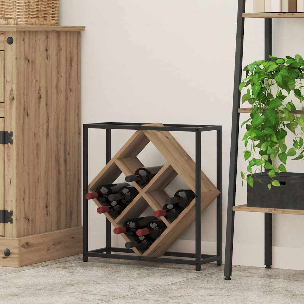 Portabottiglie Rovere artigianale 51 x 18 x 52,5 cm
