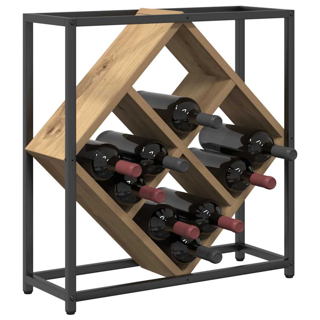Portabottiglie Rovere artigianale 51 x 18 x 52,5 cm