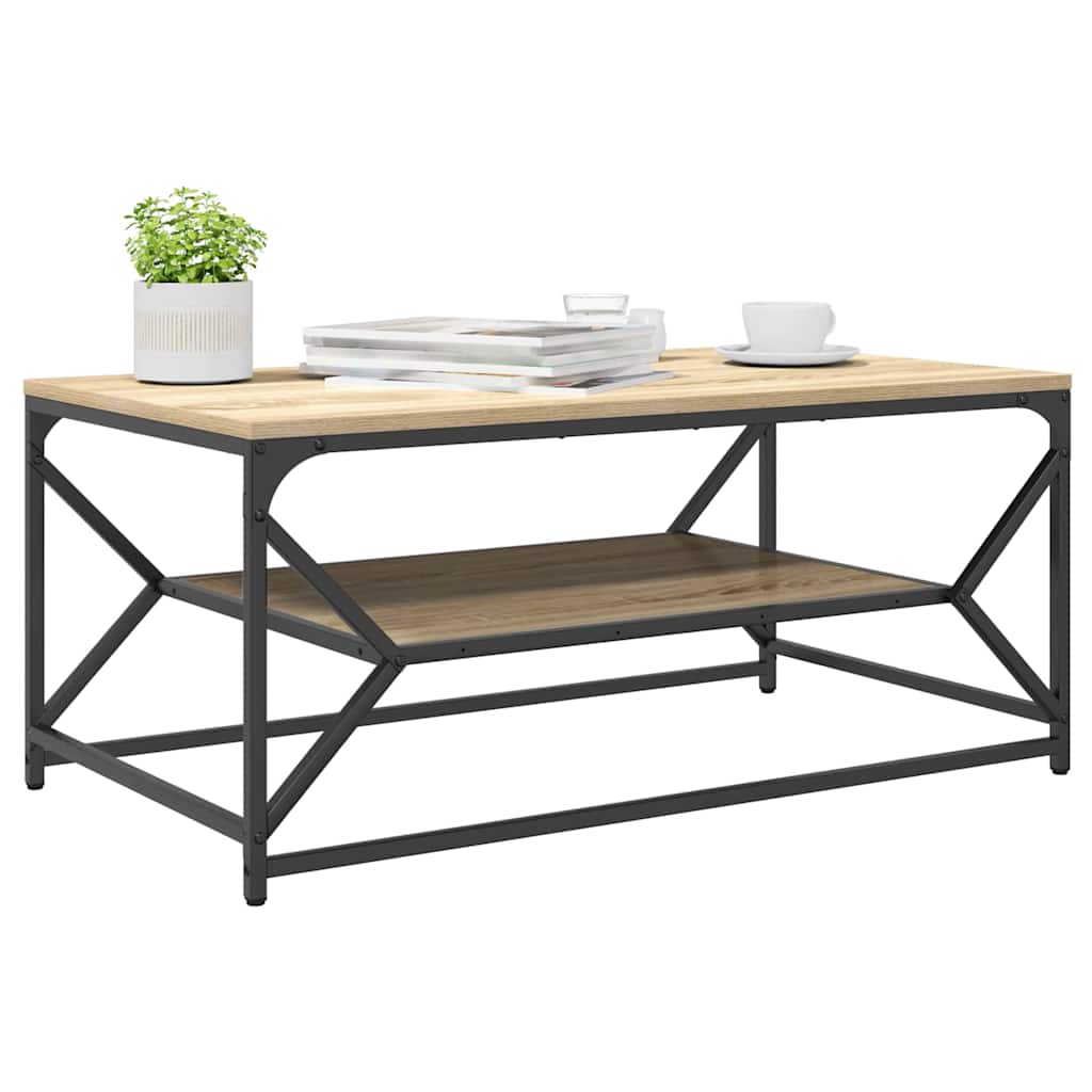 Tavolino da salotto Rovere Sonoma 90 x 50 x 40 cm