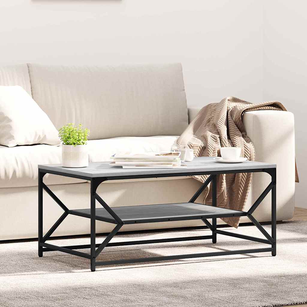 Tavolino da salotto Grigio Sonoma 90 x 50 x 40 cm