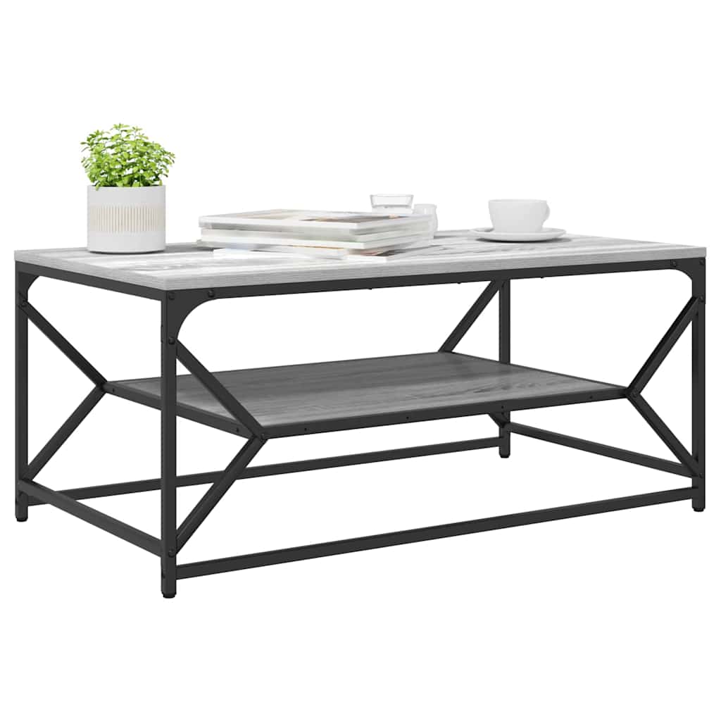 Tavolino da salotto Grigio Sonoma 90 x 50 x 40 cm