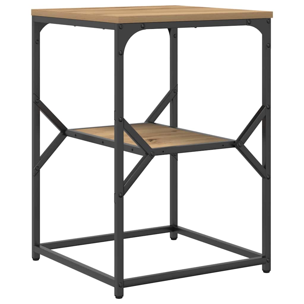 Tavolo laterale Rovere artigianale 41 x 40 x 60 cm