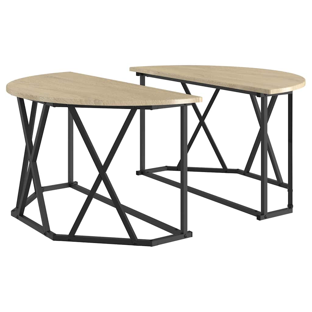 Tavolino da salotto Rovere Sonoma 80 x 80 x 42 cm