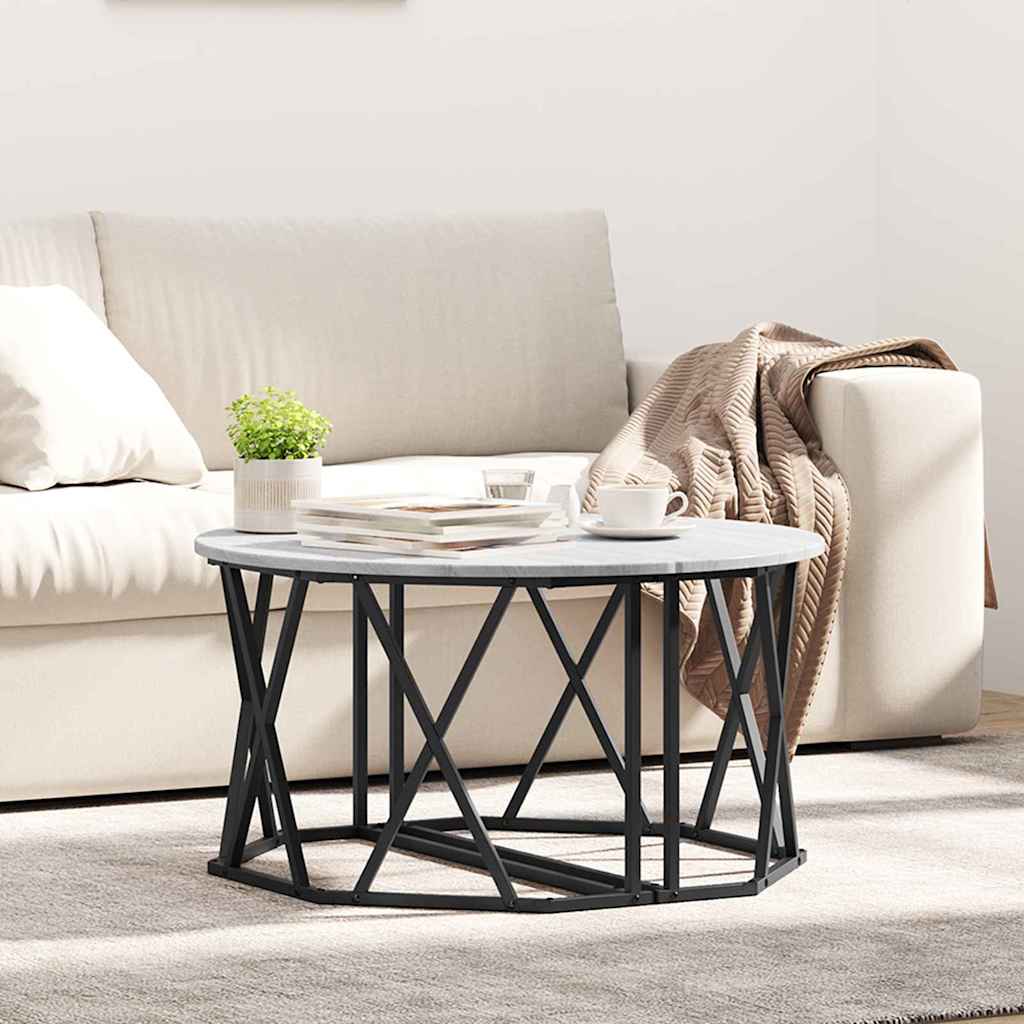 Tavolino da salotto Grigio Sonoma 80 x 80 x 42 cm