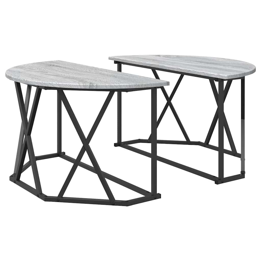 Tavolino da salotto Grigio Sonoma 80 x 80 x 42 cm