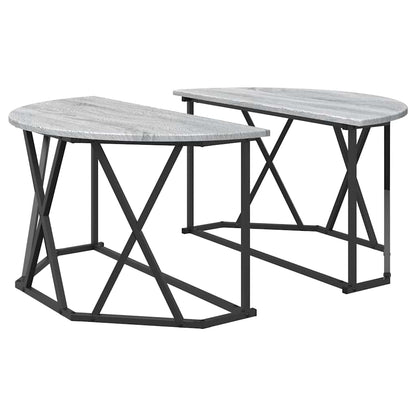 Tavolino da salotto Grigio Sonoma 80 x 80 x 42 cm