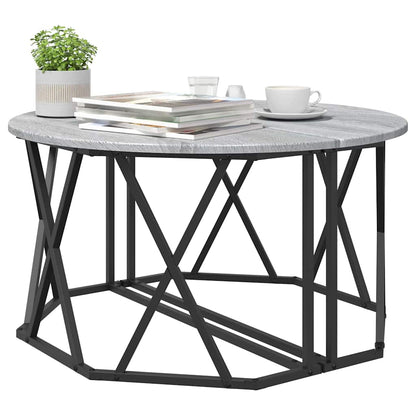 Tavolino da salotto Grigio Sonoma 80 x 80 x 42 cm