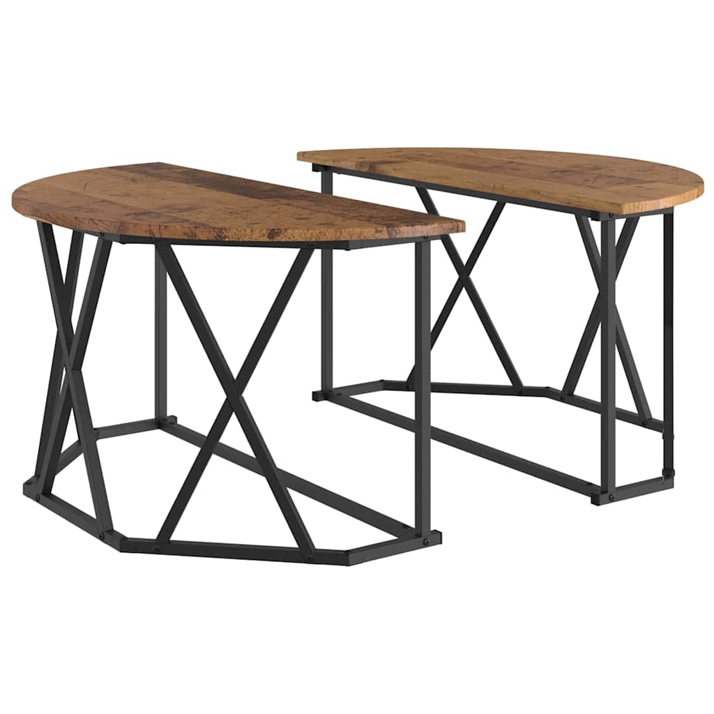 Tavolino da salotto Legno vecchio 80 x 80 x 42 cm