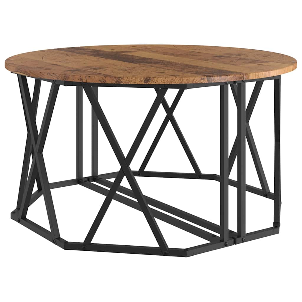 Tavolino da salotto Legno vecchio 80 x 80 x 42 cm