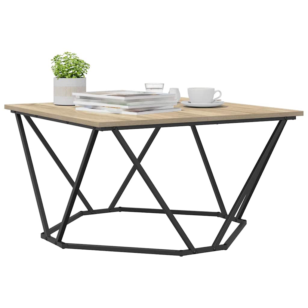 Tavolino da salotto Rovere Sonoma 80 x 80 x 45 cm
