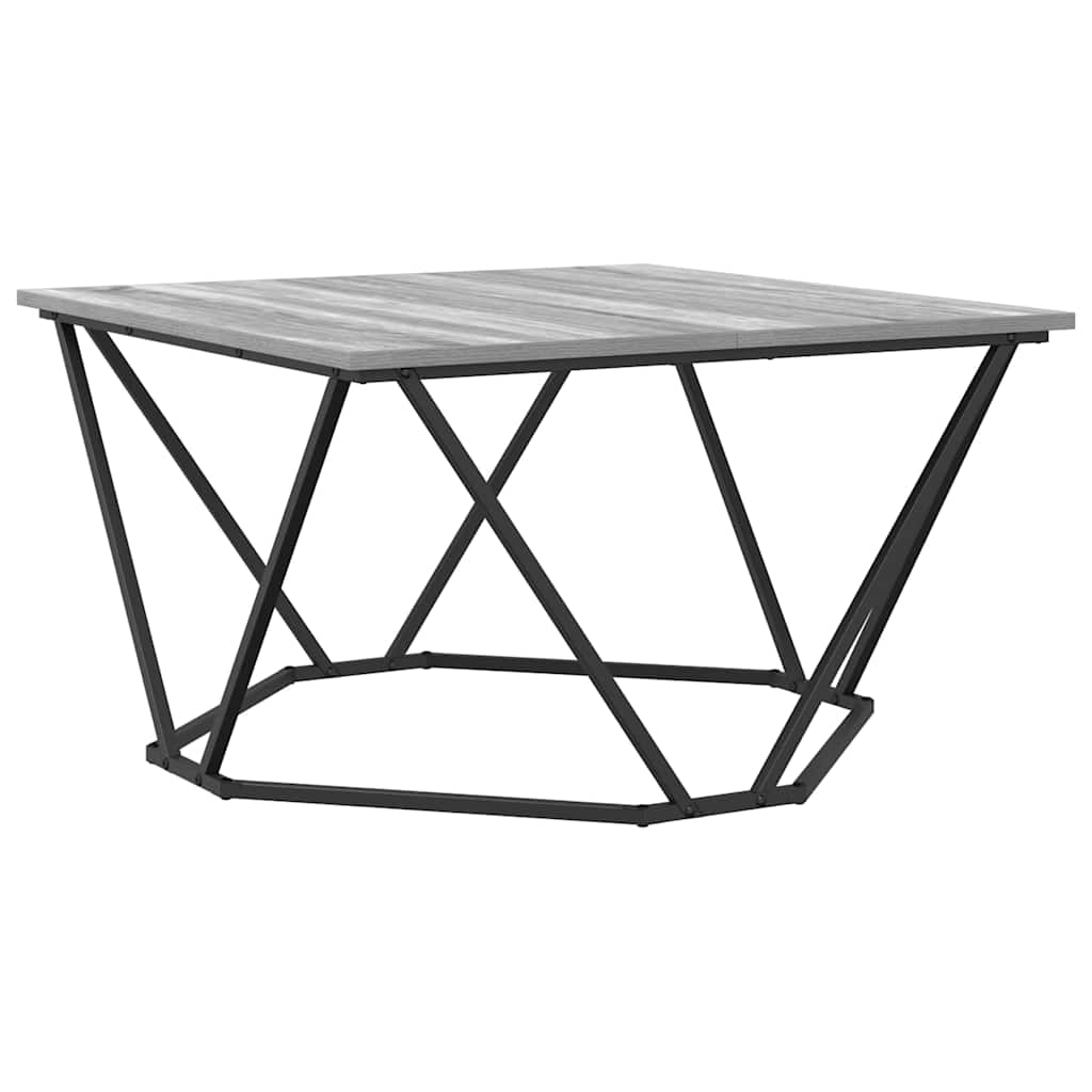 Tavolino da salotto Grigio Sonoma 80 x 80 x 45 cm