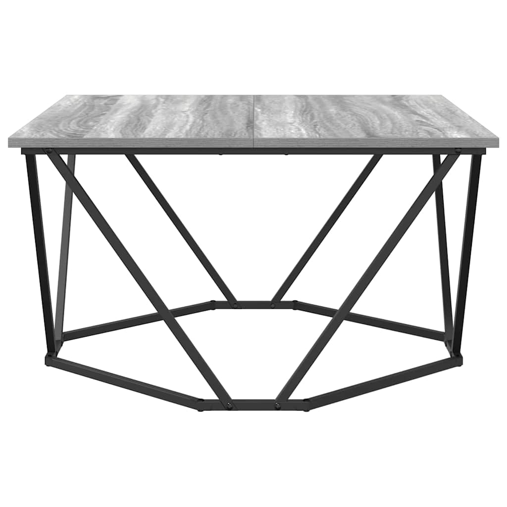 Tavolino da salotto Grigio Sonoma 80 x 80 x 45 cm