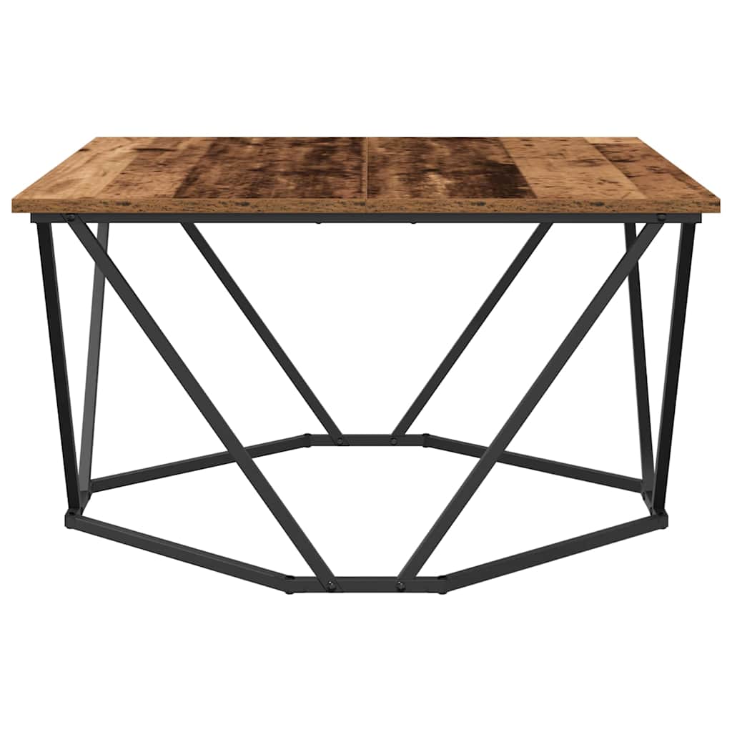 Tavolino da salotto Legno vecchio 80 x 80 x 45 cm