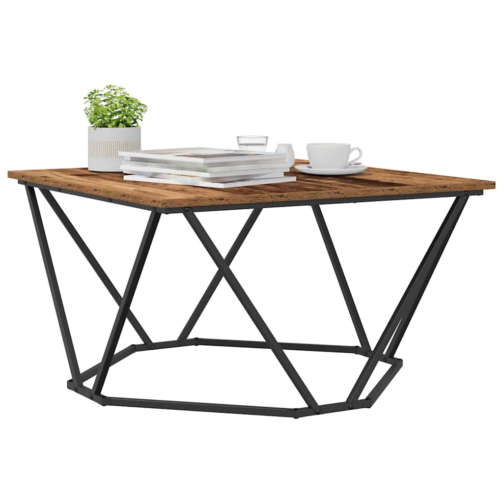 Tavolino da salotto Legno vecchio 80 x 80 x 45 cm