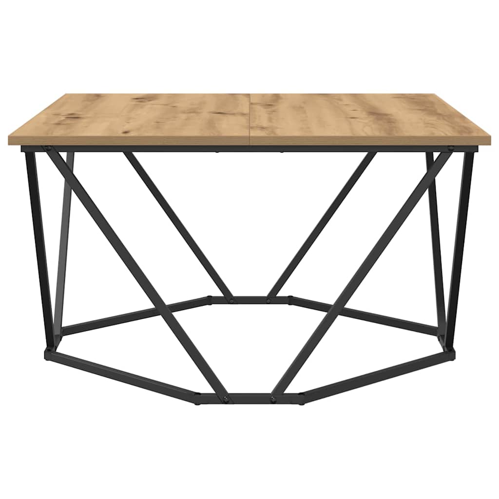 Tavolino da salotto Rovere Artigianale 80 x 80 x 45 cm