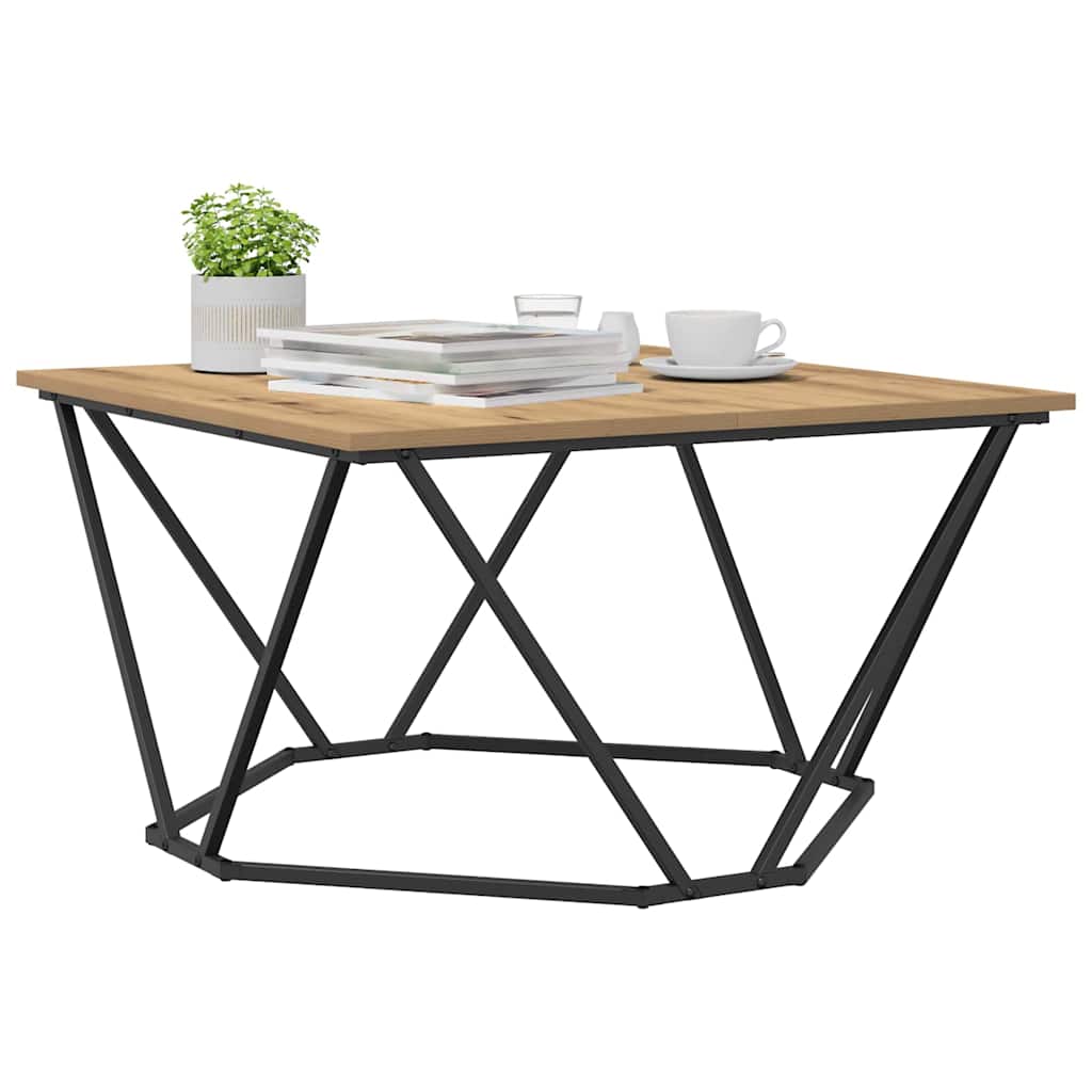 Tavolino da salotto Rovere Artigianale 80 x 80 x 45 cm