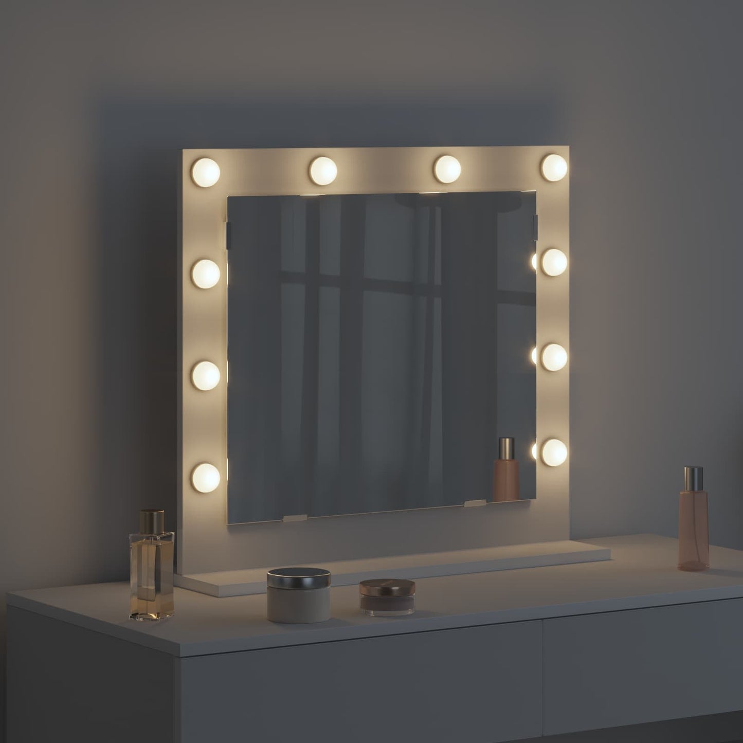 Specchio da VanitÃƒÂ  Rettangolare Bianco 60 x 55 x 18 cm
