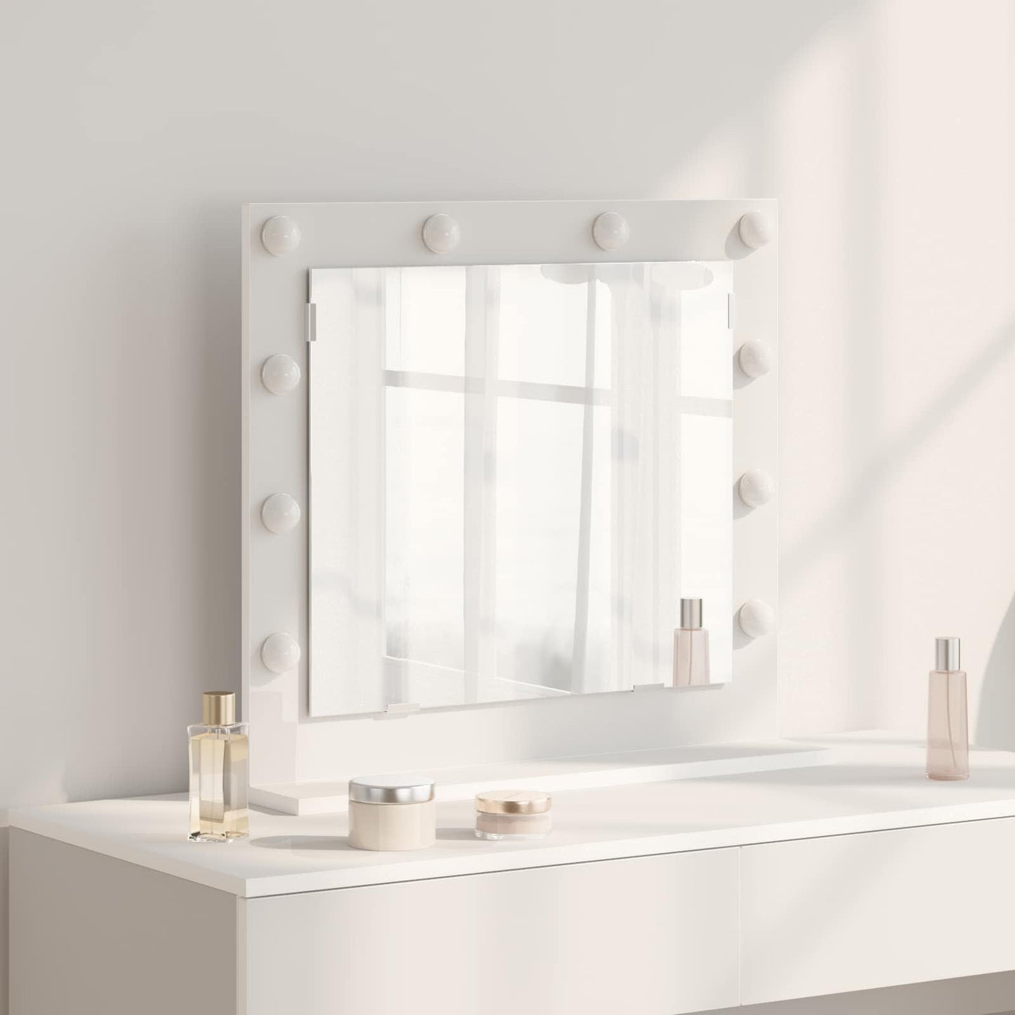 Specchio da VanitÃƒÂ  Rettangolare Bianco 60 x 55 x 18 cm