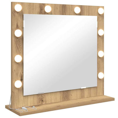 Specchio da VanitÃ  Rettangolare Rovere Sonoma 60 x 55 x 18 cm