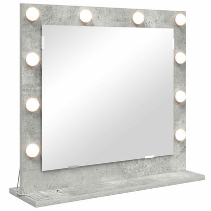 Specchio da VanitÃ  Rettangolare Grigio cemento 60 x 55 x 18 cm