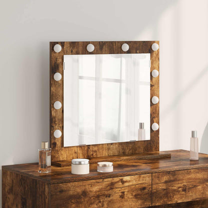 Specchio da VanitÃƒÂ  Rettangolare Rovere fumÃƒÂ© 60 x 55 x 18 cm