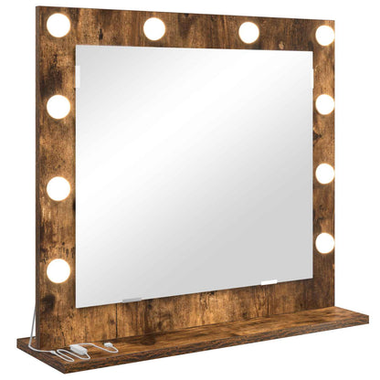 Specchio da VanitÃƒÂ  Rettangolare Rovere fumÃƒÂ© 60 x 55 x 18 cm