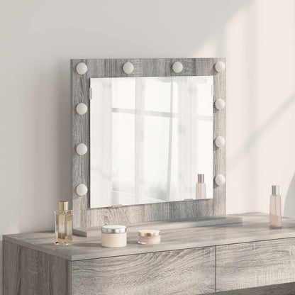 Specchio da VanitÃ  Rettangolare Grigio Sonoma 60 x 55 x 18 cm