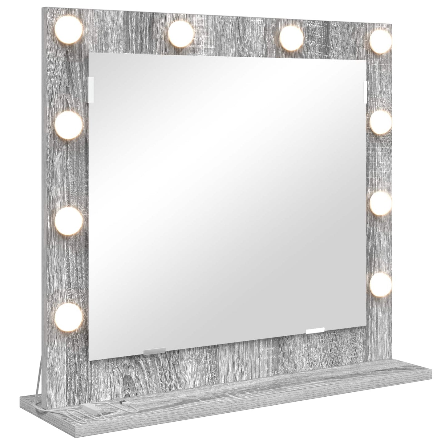 Specchio da VanitÃ  Rettangolare Grigio Sonoma 60 x 55 x 18 cm