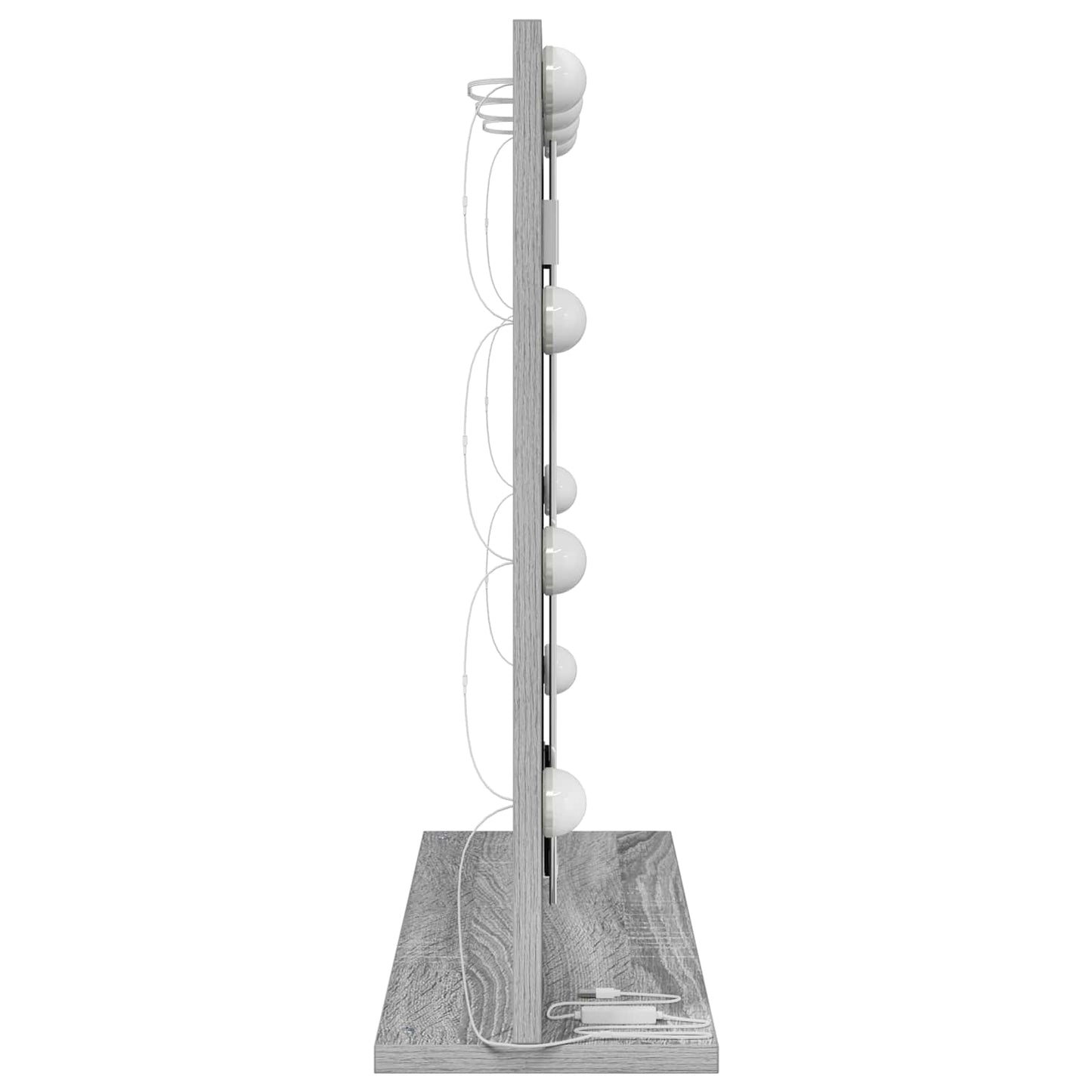 Specchio da VanitÃ  Rettangolare Grigio Sonoma 60 x 55 x 18 cm