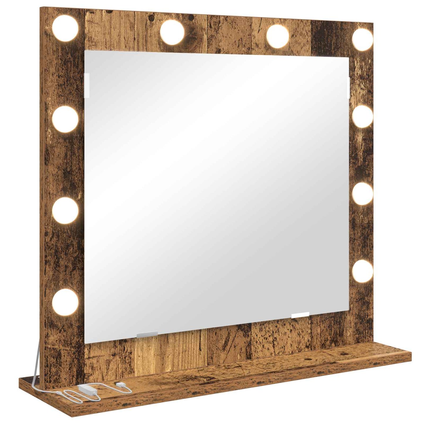 Specchio da VanitÃ  Rettangolare Legno vecchio 60 x 55 x 18 cm
