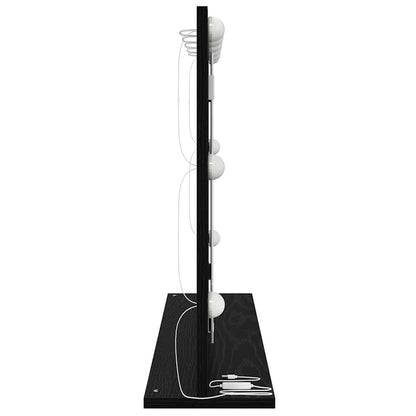 Specchio da VanitÃƒÂ  Rettangolare Rovere Nero 80 x 15 x 18 cm