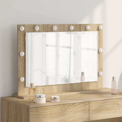 Specchio da VanitÃƒÂ  Rettangolare Rovere Sonoma 80 x 55 x 18 cm
