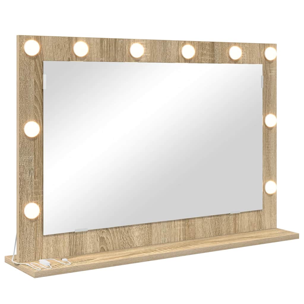 Specchio da VanitÃƒÂ  Rettangolare Rovere Sonoma 80 x 55 x 18 cm