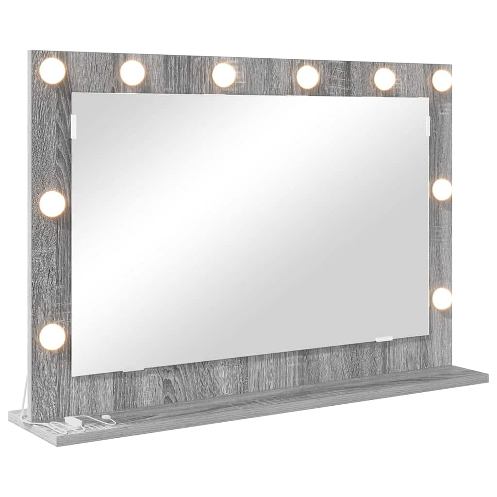 Specchio da VanitÃ  Rettangolare Grigio Sonoma 80 x 55 x 18 cm