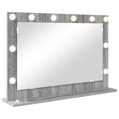 Specchio da VanitÃ  Rettangolare Grigio Sonoma 80 x 55 x 18 cm