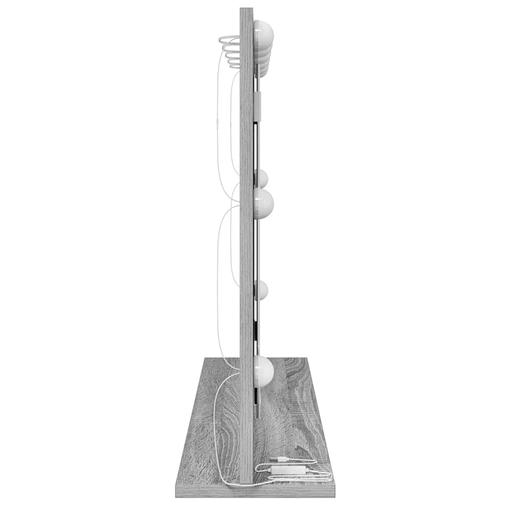 Specchio da VanitÃ  Rettangolare Grigio Sonoma 80 x 55 x 18 cm