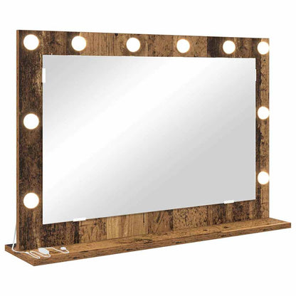 Specchio da VanitÃ  Rettangolare Legno vecchio 80 x 55 x 18 cm