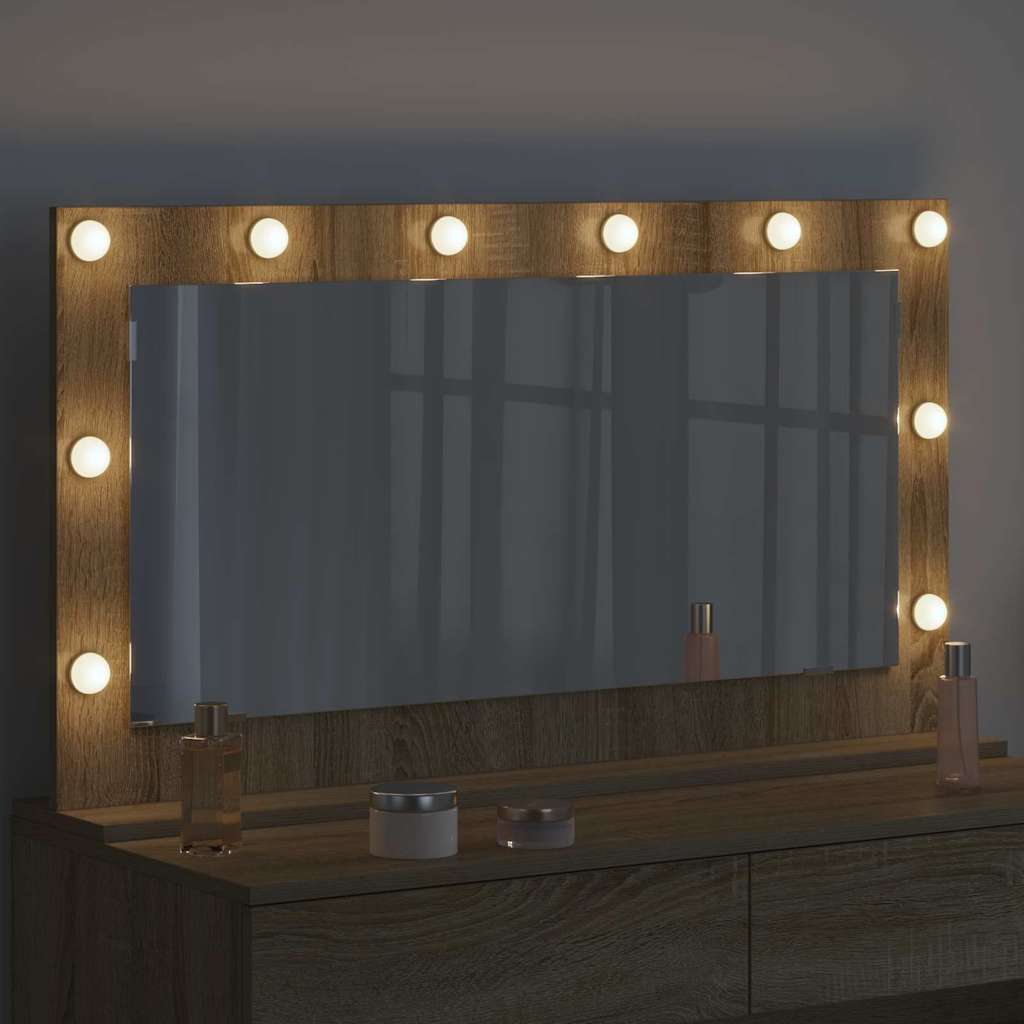 Specchio da VanitÃ  Rettangolare Rovere Sonoma 100 x 55 x 18 cm