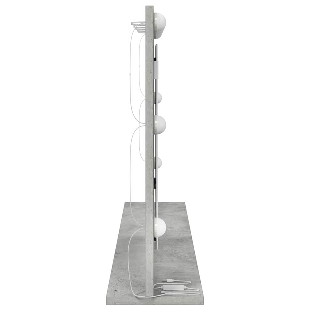 Specchio da VanitÃ  Rettangolare Grigio cemento 100 x 55 x 18 cm