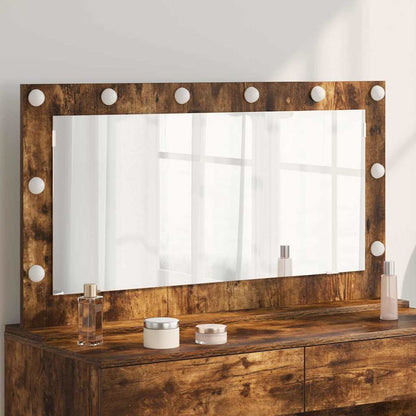 Specchio da VanitÃ  Rettangolare Rovere fumÃ© 100 x 55 x 18 cm