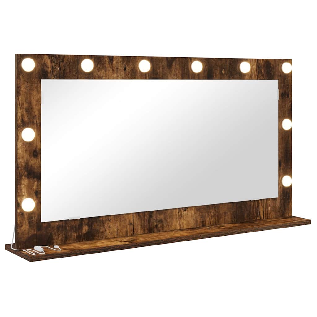 Specchio da VanitÃ  Rettangolare Rovere fumÃ© 100 x 55 x 18 cm